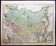 Карта Российской Империи 1784 года.